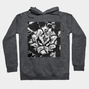 black and white flower, flower design, floral designs, minimal art, abstract art, floral pattern, antique rug photo , For custom orders please DM me. Hoodie